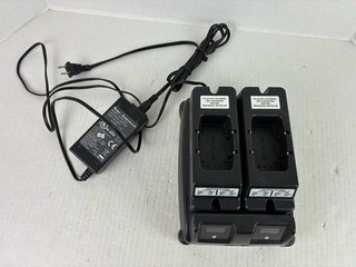 L3Harris RF 5853 CH202 Dual Bay “Gen 3” Smart Charger for PRC163 PRC152 Battery