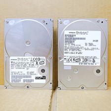 Lot of Two (2) Hitachi 500 GB SATA II Hard Drives / 3.5" / 7200 RPM / 16MB Cache
