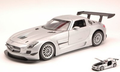 MotorMax MERCEDES SLS AMG GT3 SILVER 1:24