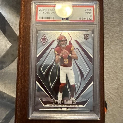 2024 Panini Phoenix - Rookies Jayden Daniels #198 (RC) PSA 9 Commanders 🔥🔥🔥