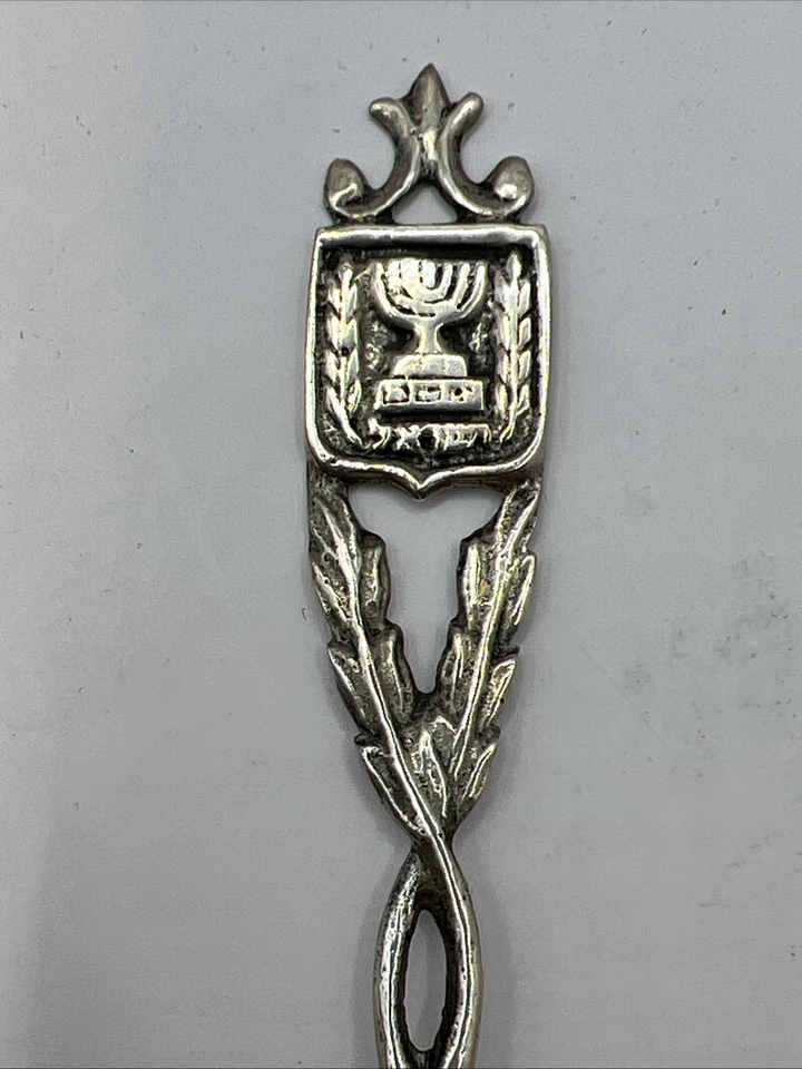 CUCHARA HOJA UVA VINO PLATA 800 VINTAGE Foto 2 de 4