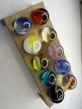 10 Imperfect Glass Marbles lot 8881 See Photos Description