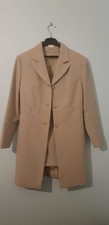 Tailleur jupe femme beige, très peu porté, taille 38/M