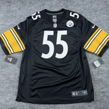 Nike On Field Pittsburgh Steelers Devin Bush Jersey Size XL