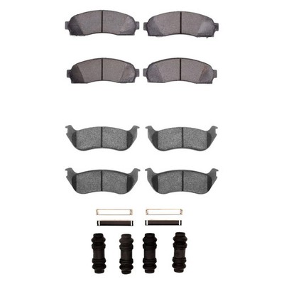 R1 Concepts Performance Brake Pads Rotors Kit WGUH1-39005