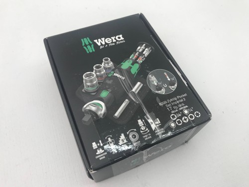 Wera 05004283001 8009 Zyklop Pocket Set Imperial Ratchet Set INCOMPLETE READ!