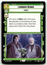 Luminous Beings Star Wars Legends of the Force 104/264 Rare NM