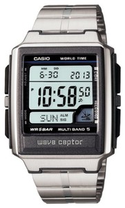CASIO-WAVE-CEPTOR-MULTIBAND-5-WV-59DJ-1AJF-Men-039-s-Watch-Silver-F-S-w-Tracking