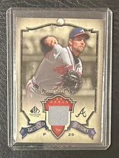 John Smoltz Destined For History SP Legendary Cuts Jersey Patch #DH-JS 2008 MLB