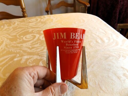 29 JACK DANIELS WHISKEY RED / WHITE / BLUE FIGURAL SWIZZLE STICKS W/ MCM HOLDER - Picture 12 of 14