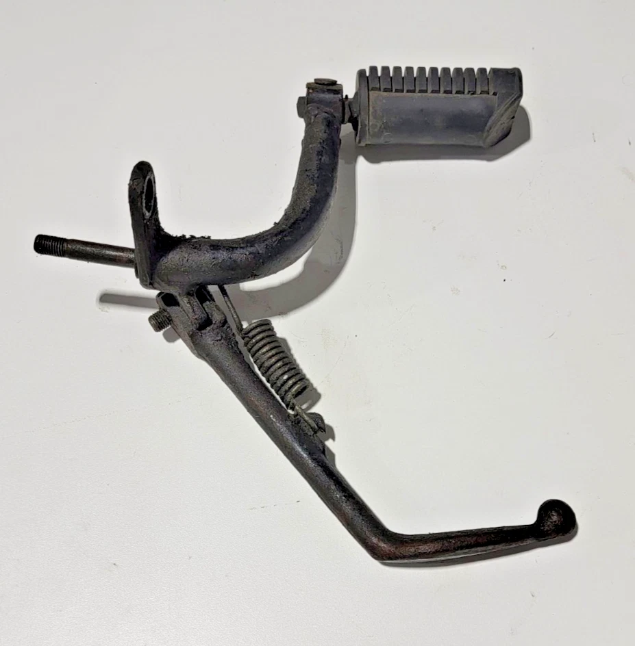 Conjunto de soporte lateral de clavija de pie izquierdo Honda CB450 CB 450 1971-1974 Foto 2 de 4