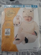 Toddler 2 4 Rubie s Opus Collection Unisex Fuzzy Soft Llama Costume