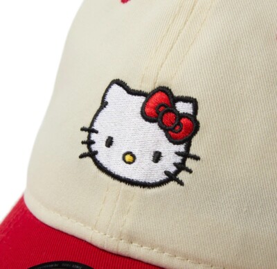 NEW ERA 9 Twenty Cap HELLO KITTY Chrome x Red Visor 14432202 | eBay