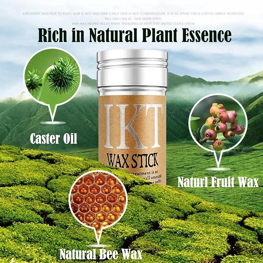 Hair Wax Stick, Long-Lasting Styling Wax Stick, Wax Stick Hair Accessories... - Image 2 of 4