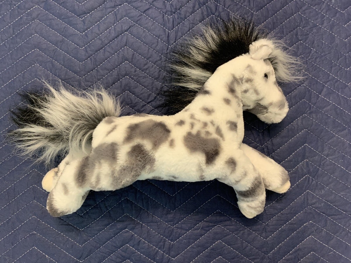 Hemie 9 Spot Horse Douglas Soft Gray White Appaloosa Plush Stuffed Animal Toy e Hemie 9 Spot Horse Douglas Soft Gray White Appaloosa Plush Stuffed Animal Toy e