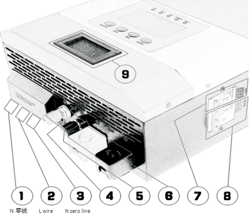 5000W 48V Solar Hybrid Inverter Off-Grid 110V 60A MPPT Charge Controller PV 500V - Picture 12 of 17