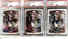 (Qty - 3) 2014 Topps Chrome #62A Tom Brady Patriots PSA 9 Mint - Nice Cards!