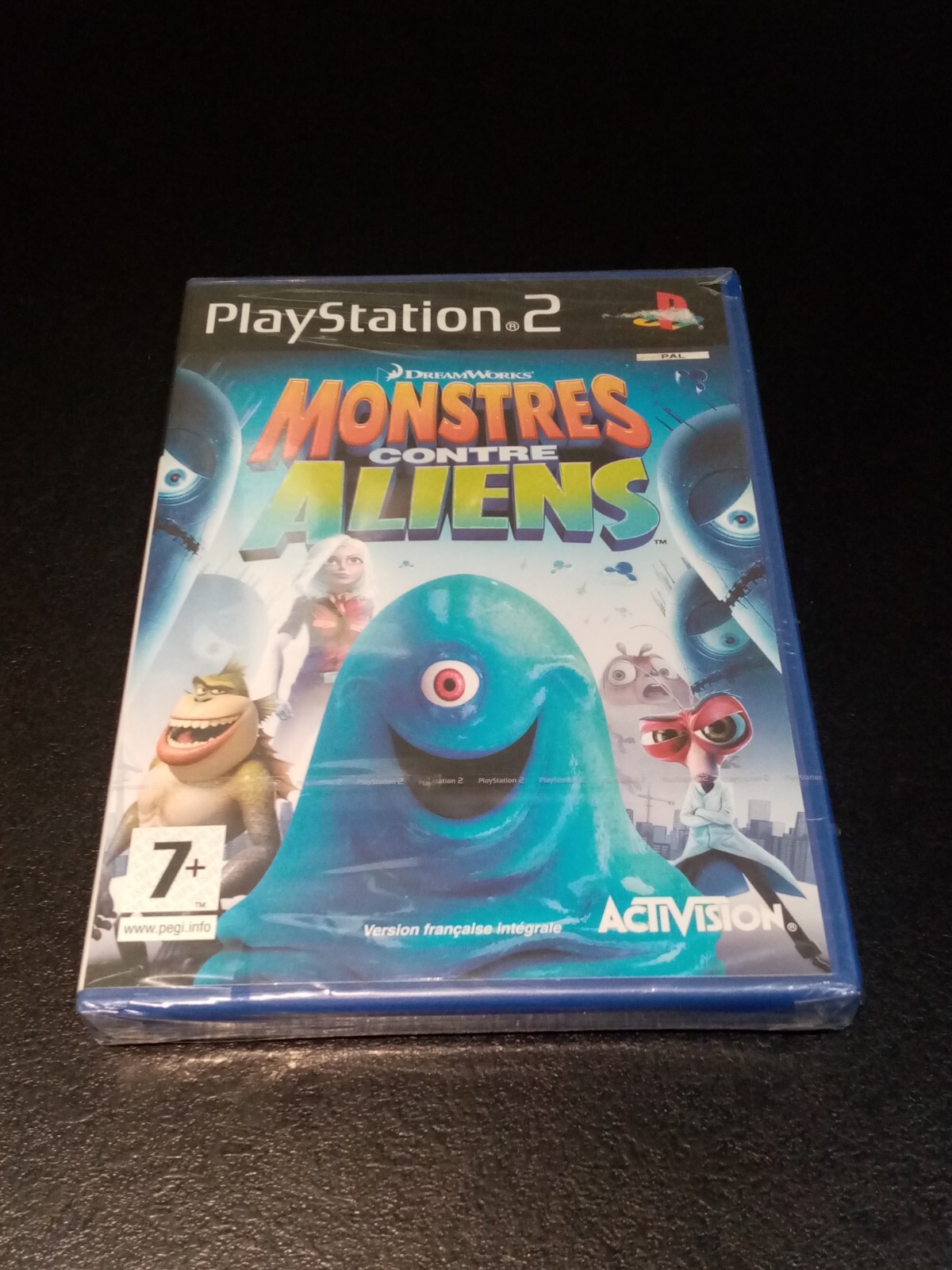 Monstres Contre Aliens Sony Ps2 Playstation Fra Neuf officiel Blister Abîmé