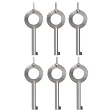 6 Pack Universal Handcuff Keys - Made in USA