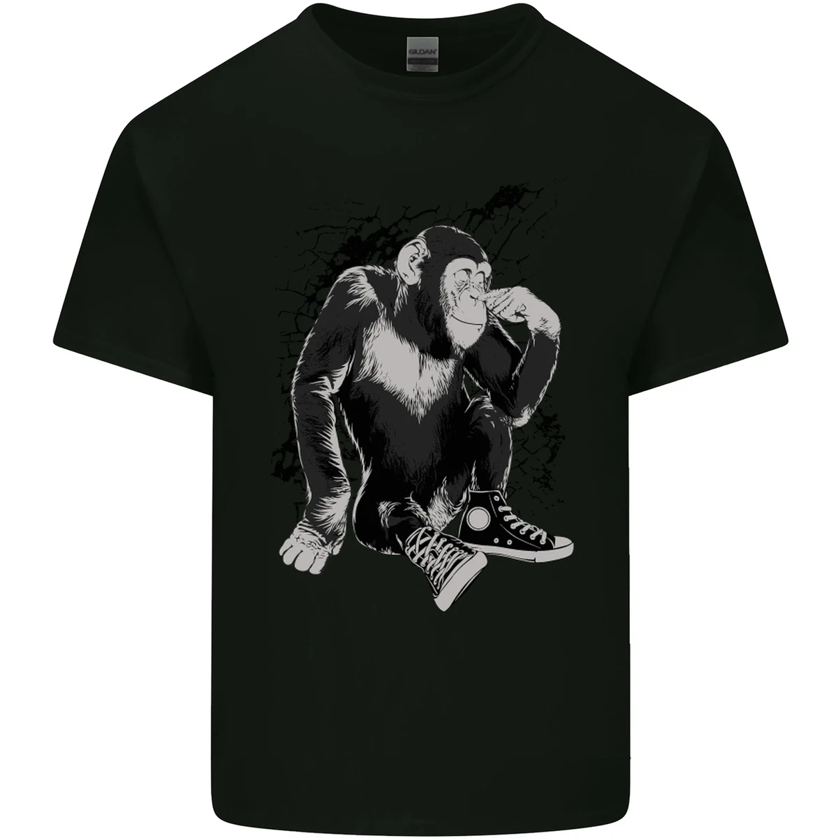 Chilled Out Chimpanz Singe Homme Coton T Shirt eBay