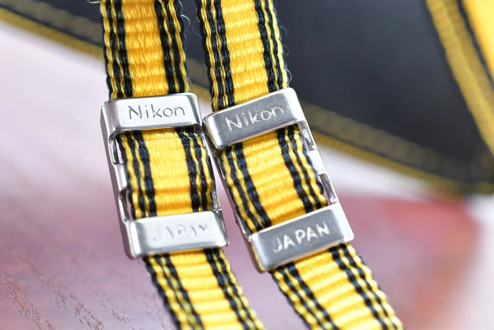 🌸[Excelente COMO NUEVA] Correa ancha para el cuello de nailon Nikon AN-6Y hebilla de metal de 1,77 pulgadas para F3 JAPÓN Foto 4 de 4