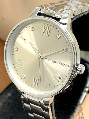 BCBGMAXAZRIA Women's Watch BAWLG2133301 Quartz Silver Stainless Steel 34mm