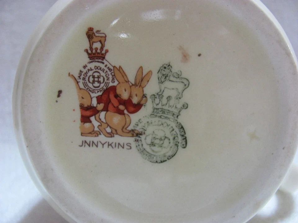 Royal Doulton Bunnykins One Handle Albion Mushroom Cup - Barbara Vernon Signed - Image 4 of 4