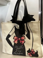 My Flat in London Tote Handbag -Scottish Terrier-with Authenticity Card, Case