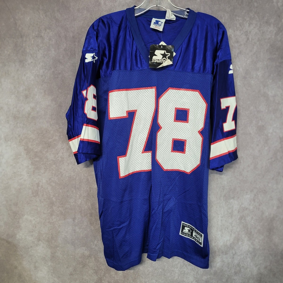 【激レア】BROCKERMEYER ゲームシャツNFL NWT Rare Vintage 90s NFL Starter Buffalo Bills Bruce Smith