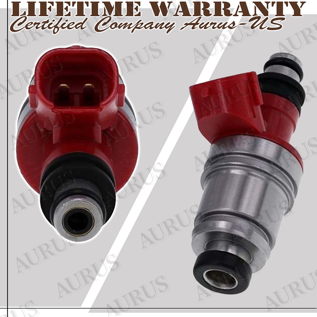 Aurus OEM Set of 4 Fuel Injectors for 1994-2003 Honda Isuzu Pickup Suzuki 1.8-2.3L 2.6L JS28-2 thumbnail 4