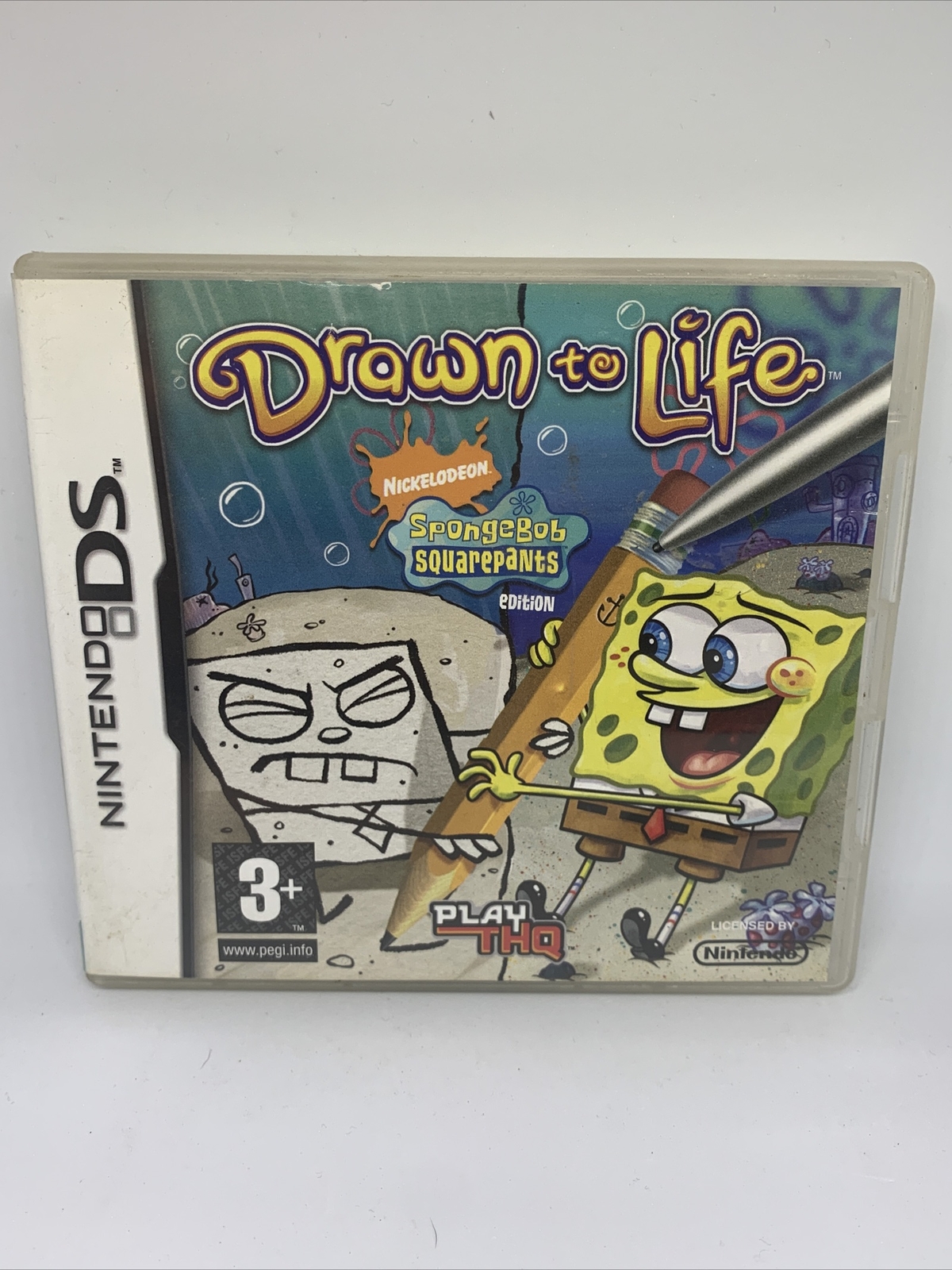 DRAWN TO LIFE SPONGEBOB SQUAREPANTS EDITION  NINTENDO DS GAME