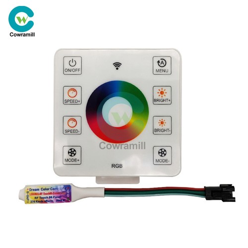 DC5-24V 8 Keys Panel LED Controller For WS2812B WS2811 Colorful LED Strip Lights - Picture 2 of 8