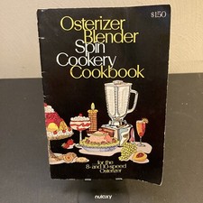 OSTER Osterizer Blender 8 & 10 Speed Owners Manual Guide Book Cookbook 1970s