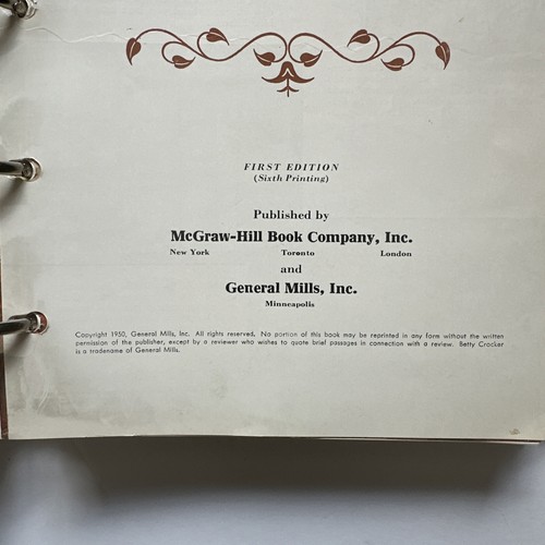 Betty Crocker's Picture Cook Book 1950 5 Ring Binder 1st Ed 6th Printing DJ - Picture 8 of 20