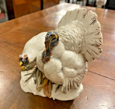 GUIDO CACCIAPUOTI -COPPIA DI TACCHINI - CERAMICA POLICROMA