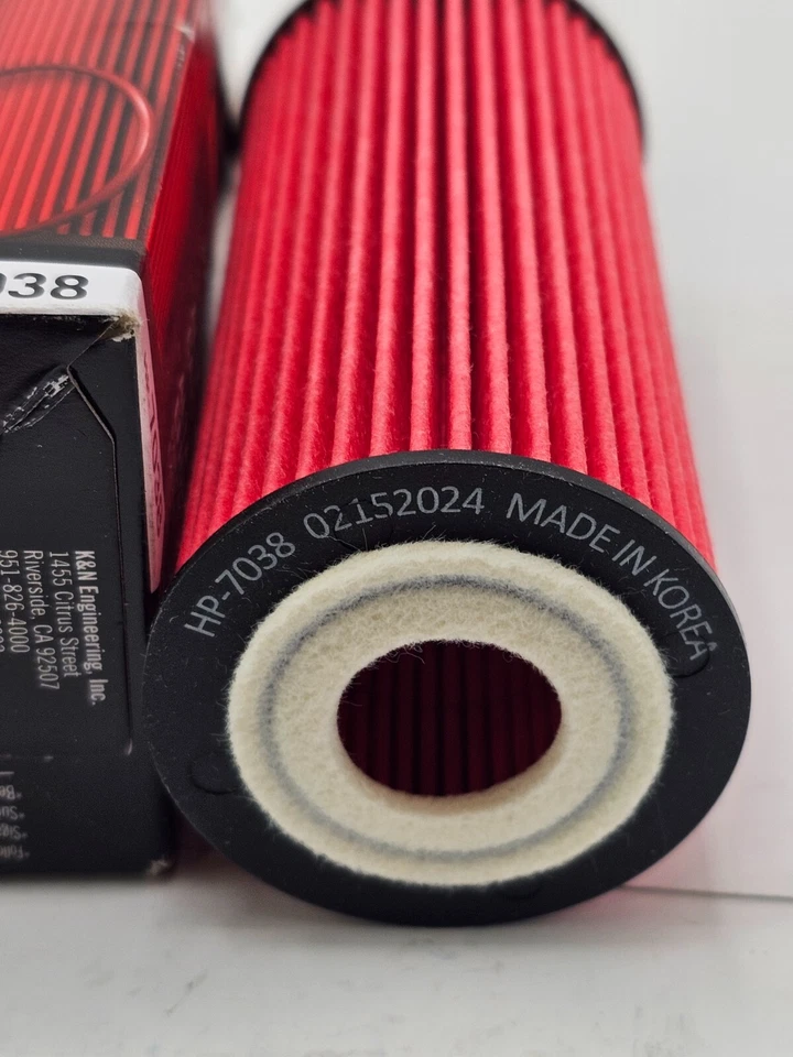 Filtro de aceite K&N Premium HP-7038 para Audi 1.8 2.0 2015-20 VW 1.8 2.0 2013-21 Foto 3 de 4