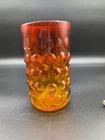Vintage Blenko Amberina 6.5" Bubble Vase 1960s MCM Blown Glass