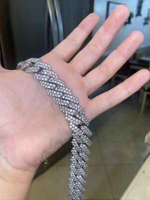 GLD Diamond Cuban Chain Link 20” Used No