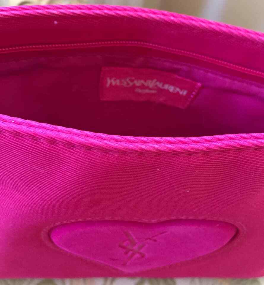 SAINT LAURENT BORSA 100% AUTENTICA edizione limitata YSL COUTURE BEAUTY MAKEUP pochette sera firma