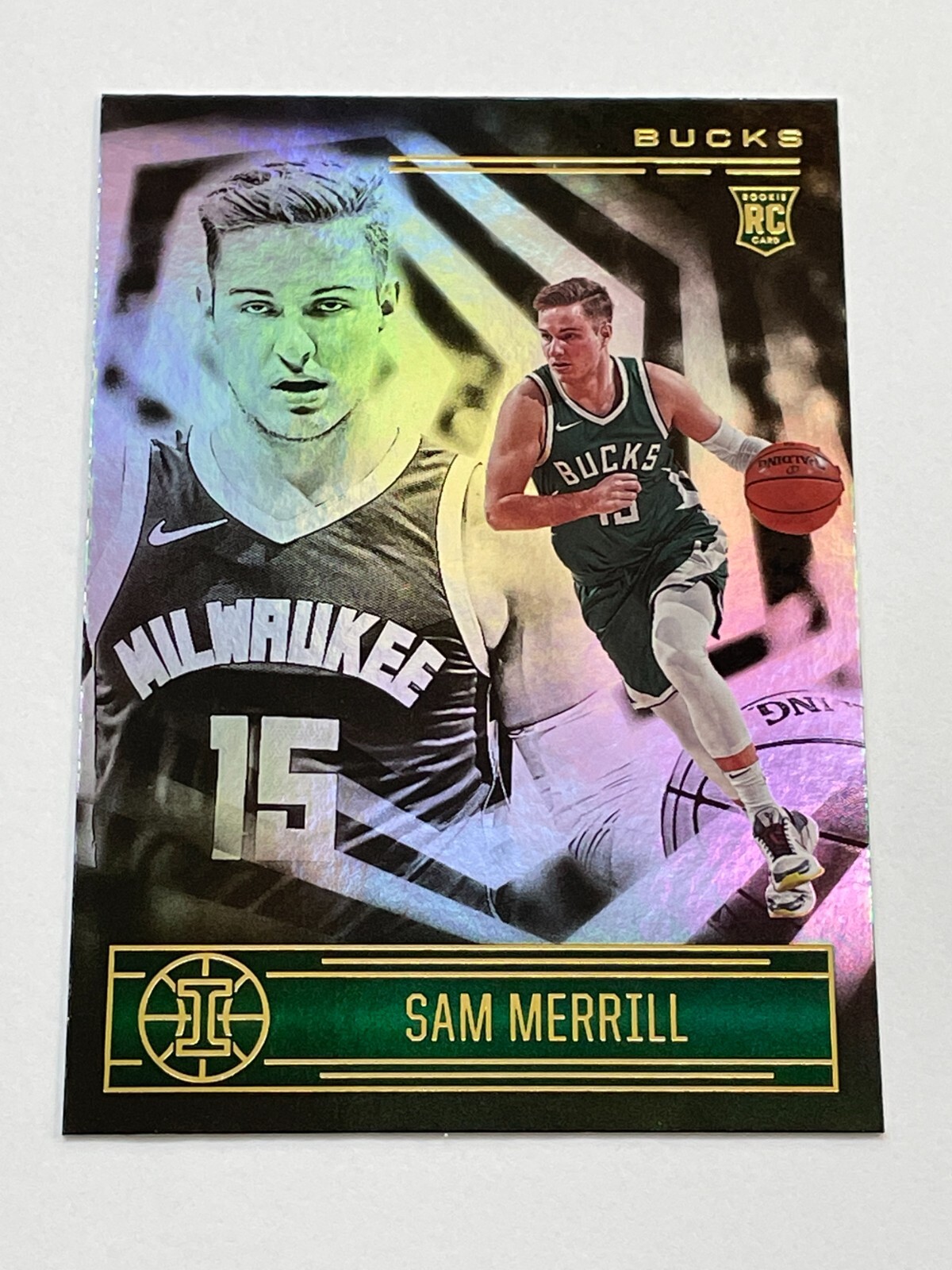 2020-21 Panini Illusions Basketball #199 - Sam Merrill RC - Milwaukee Bucks
