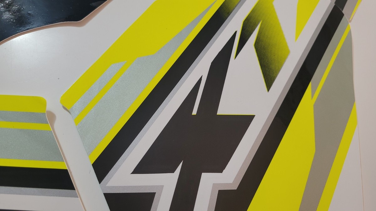 Yamaha XTZ 125 Decals Set Yellow | eBay