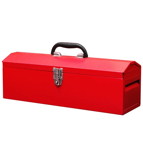 16 "19" Portable Toolbox Red Parts Management Tools Storage Box - Foto 1 di 8