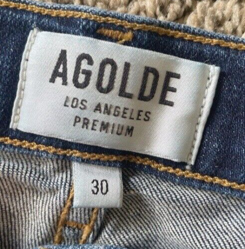 Agolde Sophie High Rise Skinny Jeans Classic Dark… - image 3