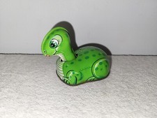 Vintage Japan H Toy Tin Litho Friction Green Dragon Toy