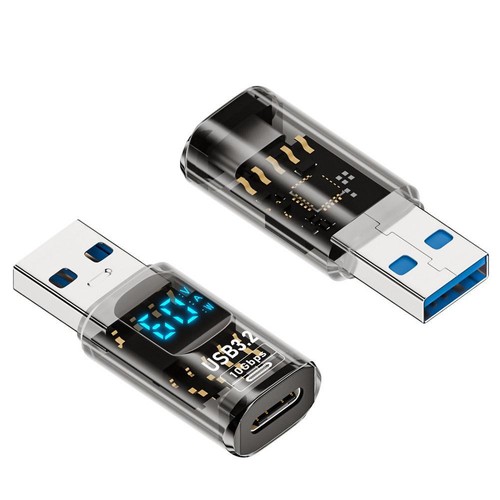Digital Display Converter Head TYPE-C to USB Supports OTG Data Transfer 60 X7S3 - Zdjęcie 10 z 19