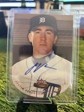 2005 Fleer Platinum Justin Verlander Die Cut Rookie Auto