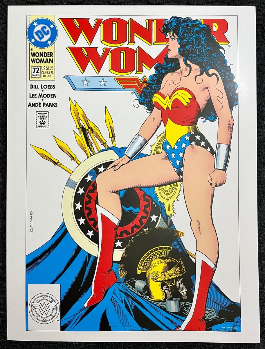 Poster Toile Wonder Woman – Justice League, Art DC Comics, Impression #5379
