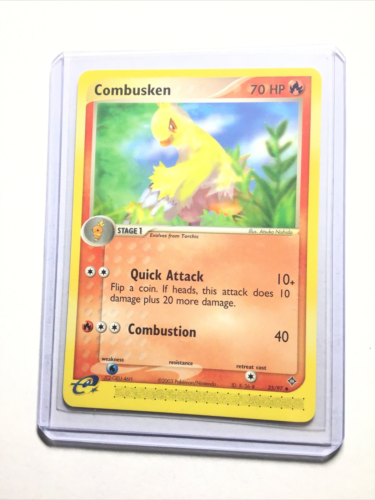 COMBUSKEN - 25/97 - EX Dragon - Uncommon - Pokemon Card - NM