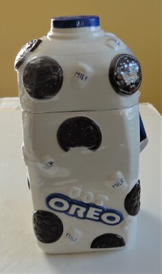 New Oreo Jug Cookie Jar Canister Houston Harvest New Sealed With Tags