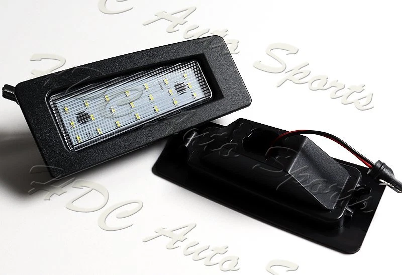 Para Mazda 3 2014-2018 Mazda3 Sedán Blanco 18-SMD LED Luces de matrícula Lámparas Foto 2 de 4